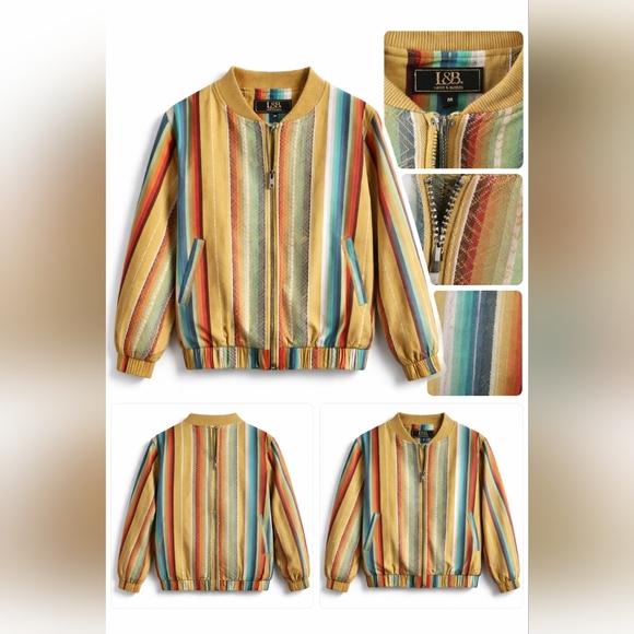 L&B Multicolor Patterned Jacket - Picture 2 of 4